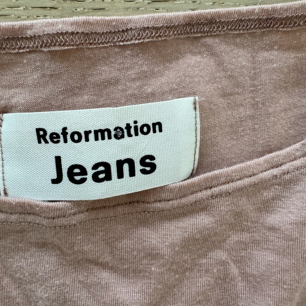 Reformation Rou Midi Dress Blush Size XL - Picture 7 of 8